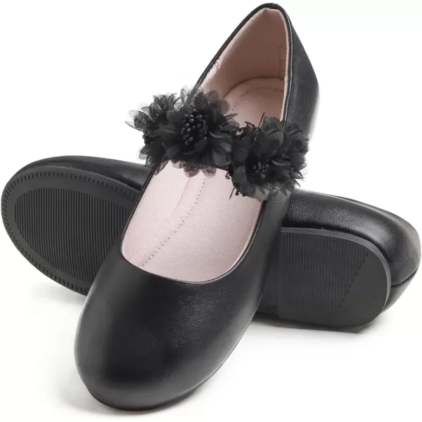 FEVERSOLE Girls Cute Dress Mary Jane Shoes Little Kids Casual Buckle Strap Flats