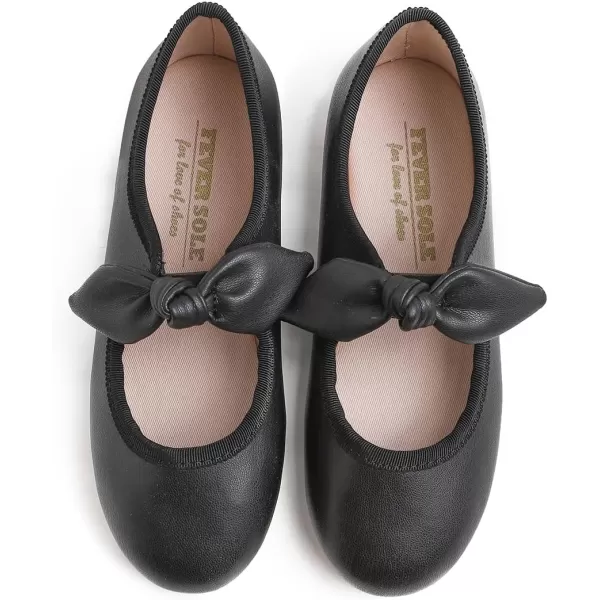 FEVERSOLE Girls Cute Dress Mary Jane Shoes Little Kids Casual Buckle Strap Flats