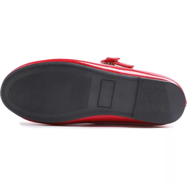 FEVERSOLE Girls Cute Dress Mary Jane Shoes Little Kids Casual Buckle Strap Flats