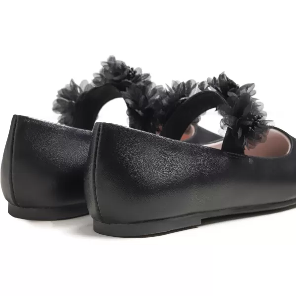 FEVERSOLE Girls Cute Dress Mary Jane Shoes Little Kids Casual Buckle Strap Flats