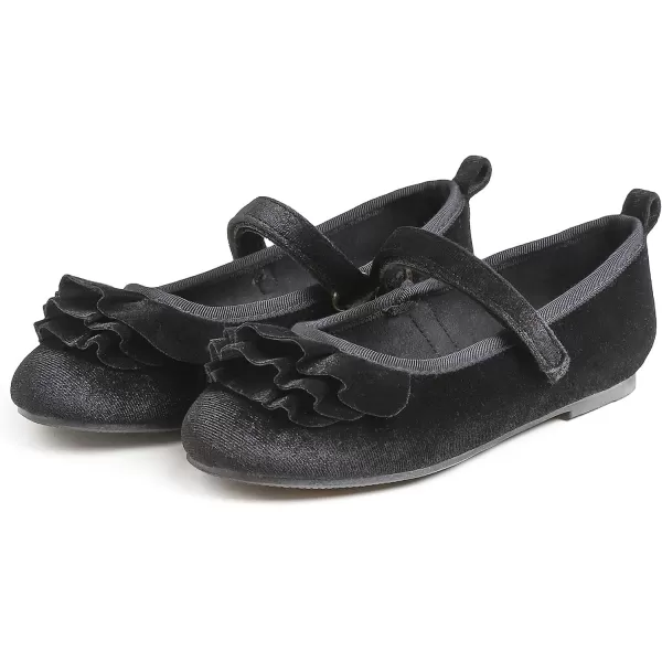 FEVERSOLE Girls Cute Dress Mary Jane Shoes Little Kids Casual Buckle Strap Flats