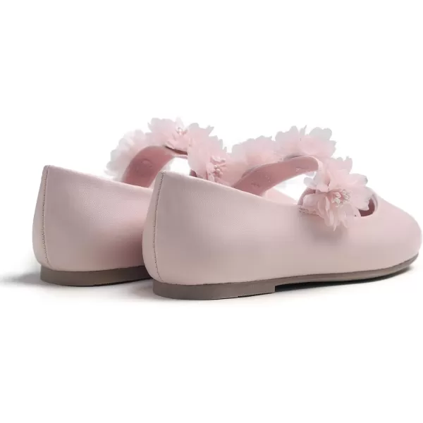 FEVERSOLE Girls Cute Dress Mary Jane Shoes Little Kids Casual Buckle Strap Flats