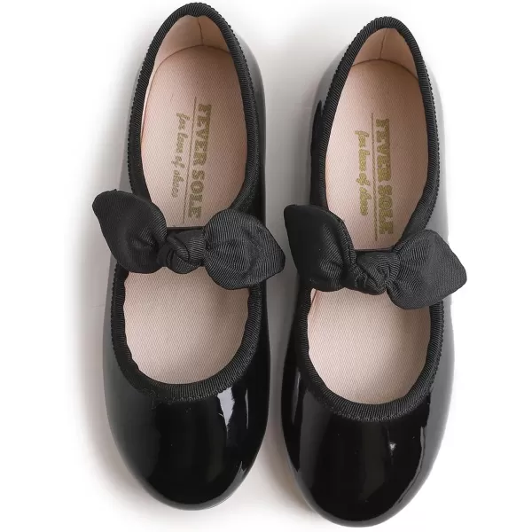FEVERSOLE Girls Cute Dress Mary Jane Shoes Little Kids Casual Buckle Strap Flats