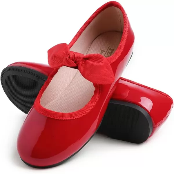 FEVERSOLE Girls Cute Dress Mary Jane Shoes Little Kids Casual Buckle Strap Flats