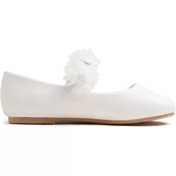 FEVERSOLE Girls Cute Dress Mary Jane Shoes Little Kids Casual Buckle Strap Flats