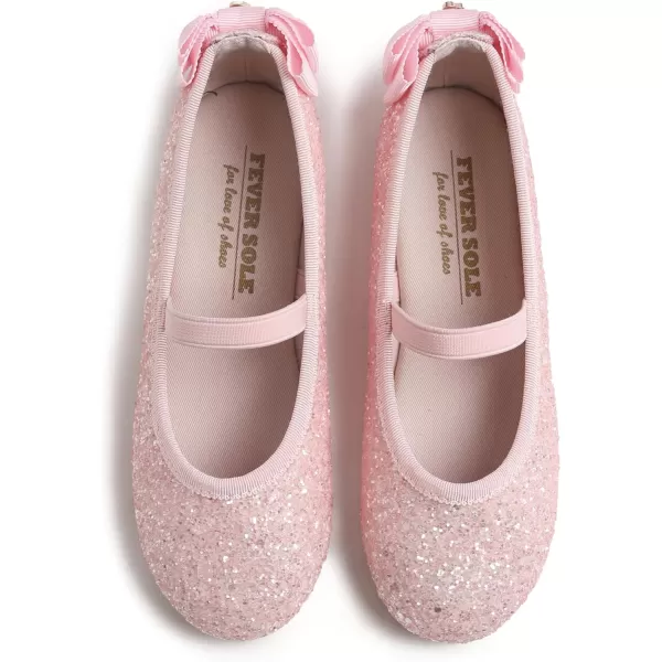 FEVERSOLE Girls Cute Dress Mary Jane Shoes Little Kids Casual Buckle Strap Flats