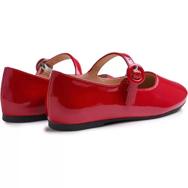 FEVERSOLE Girls Cute Dress Mary Jane Shoes Little Kids Casual Buckle Strap Flats