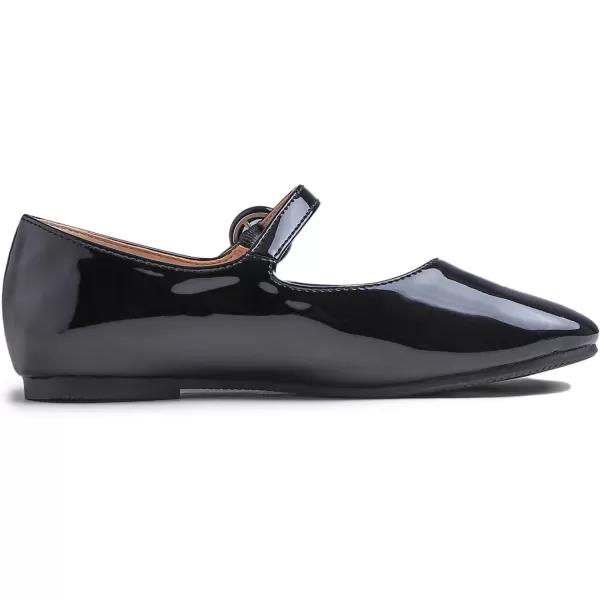 FEVERSOLE Girls Cute Dress Mary Jane Shoes Little Kids Casual Buckle Strap Flats