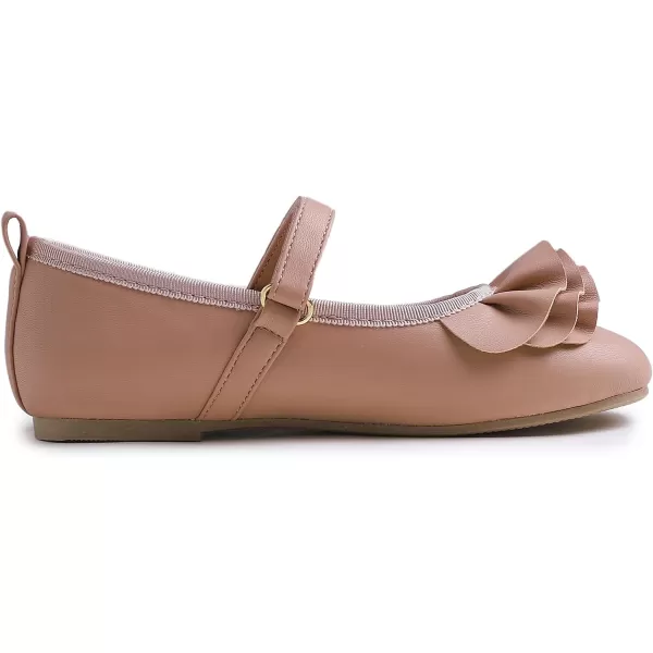 FEVERSOLE Girls Cute Dress Mary Jane Shoes Little Kids Casual Buckle Strap Flats