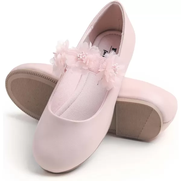 FEVERSOLE Girls Cute Dress Mary Jane Shoes Little Kids Casual Buckle Strap Flats