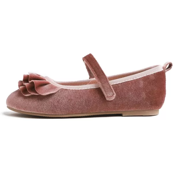 FEVERSOLE Girls Cute Dress Mary Jane Shoes Little Kids Casual Buckle Strap Flats