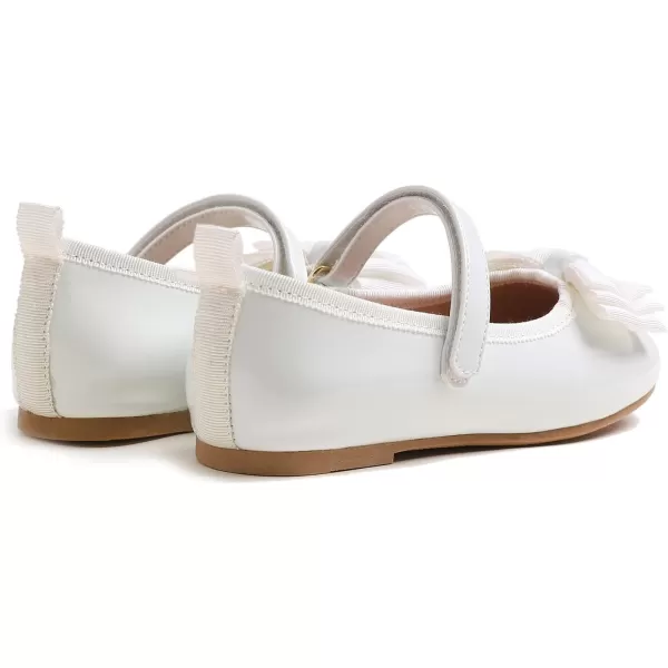 FEVERSOLE Girls Cute Dress Mary Jane Shoes Soft Party Holiday Ballet Flats