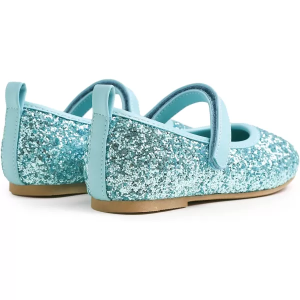 FEVERSOLE Girls Cute Dress Mary Jane Shoes Soft Party Holiday Ballet Flats