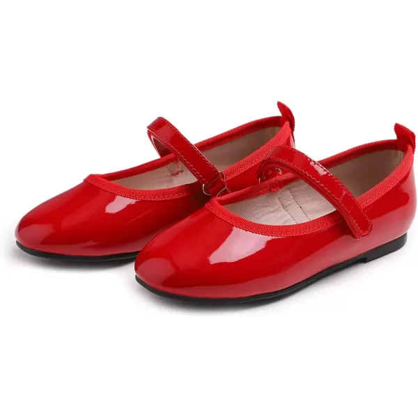 FEVERSOLE Girls Cute Dress Mary Jane Shoes Soft Party Holiday Ballet Flats