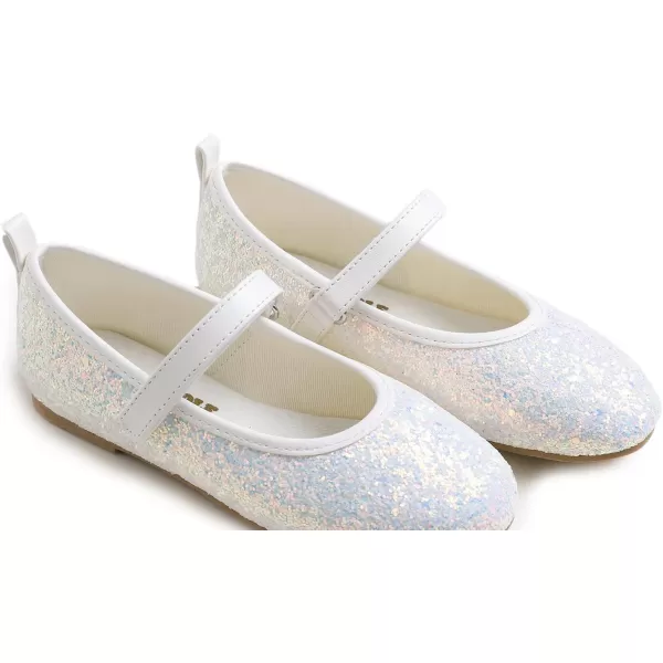 FEVERSOLE Girls Cute Dress Mary Jane Shoes Soft Party Holiday Ballet Flats