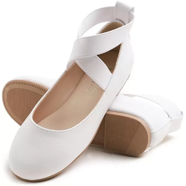 FEVERSOLE Girls Cute Dress Mary Jane Shoes Soft Party Holiday Ballet Flats