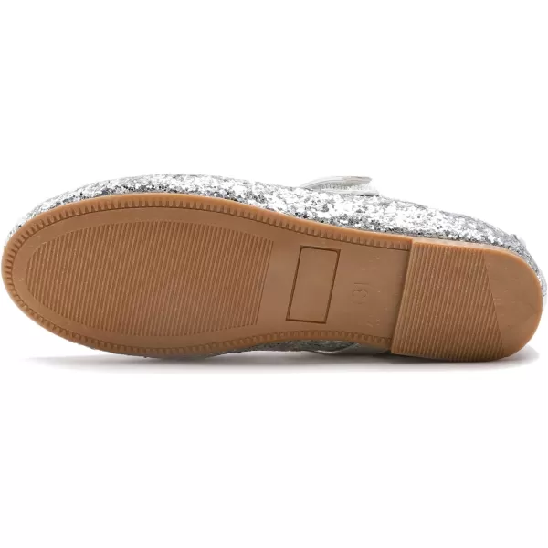 FEVERSOLE Girls Cute Dress Mary Jane Shoes Soft Party Holiday Ballet Flats