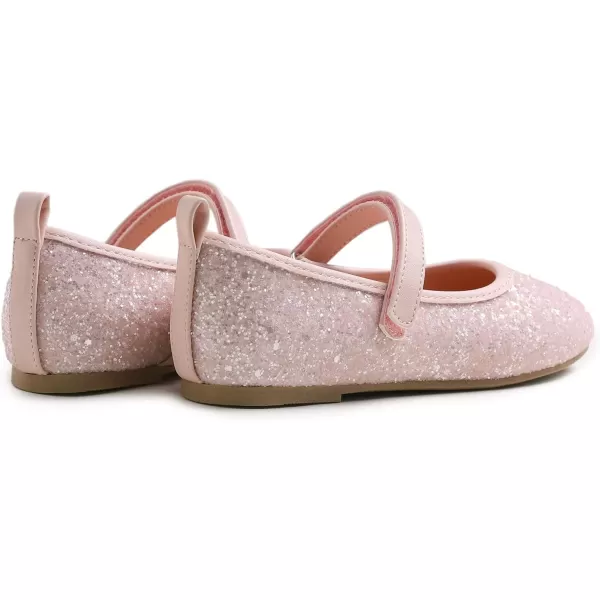 FEVERSOLE Girls Cute Dress Mary Jane Shoes Soft Party Holiday Ballet Flats