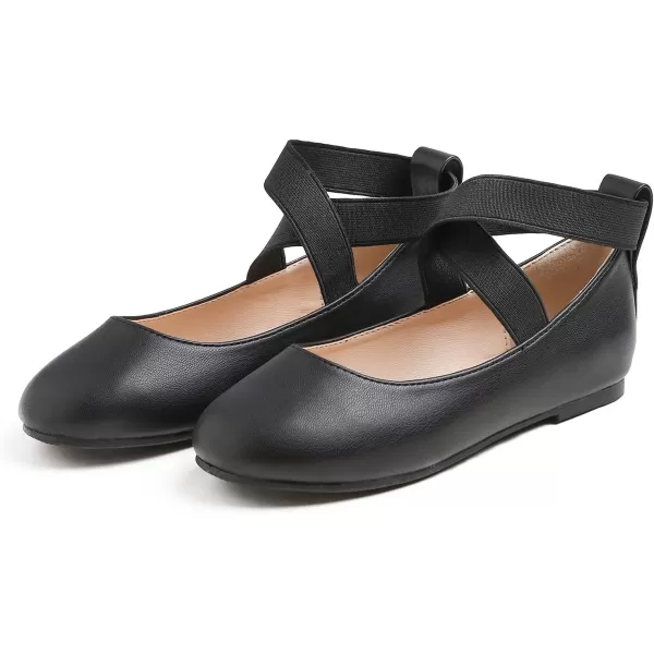 FEVERSOLE Girls Cute Dress Mary Jane Shoes Soft Party Holiday Ballet Flats