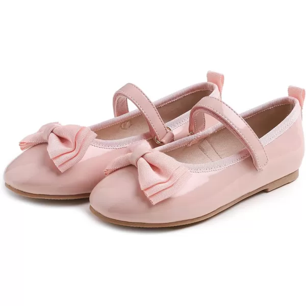 FEVERSOLE Girls Cute Dress Mary Jane Shoes Soft Party Holiday Ballet Flats