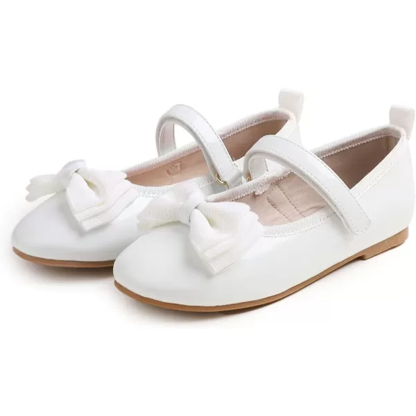 FEVERSOLE Girls Cute Dress Mary Jane Shoes Soft Party Holiday Ballet Flats