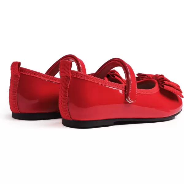 FEVERSOLE Girls Cute Dress Mary Jane Shoes Soft Party Holiday Ballet Flats