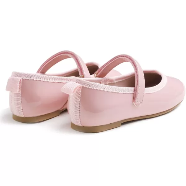 FEVERSOLE Girls Cute Dress Mary Jane Shoes Soft Party Holiday Ballet Flats