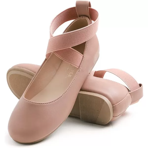 FEVERSOLE Girls Cute Dress Mary Jane Shoes Soft Party Holiday Ballet Flats