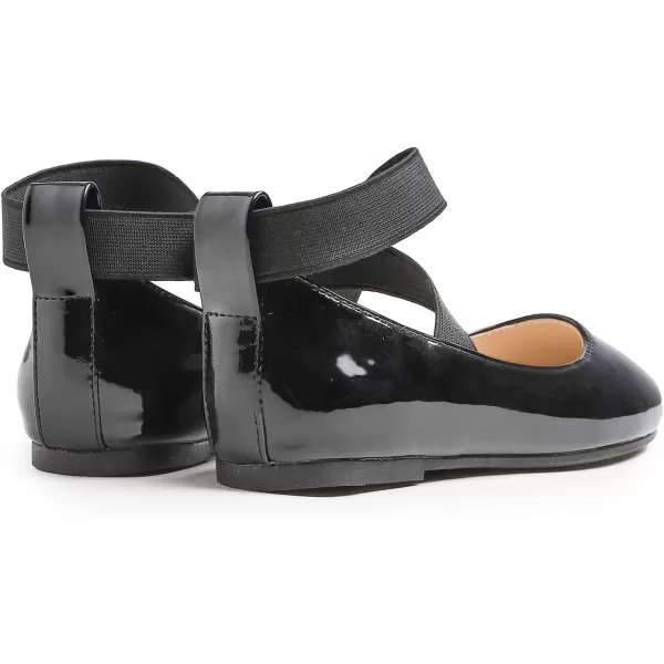 FEVERSOLE Girls Cute Dress Mary Jane Shoes Soft Party Holiday Ballet Flats