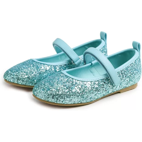 FEVERSOLE Girls Cute Dress Mary Jane Shoes Soft Party Holiday Ballet Flats