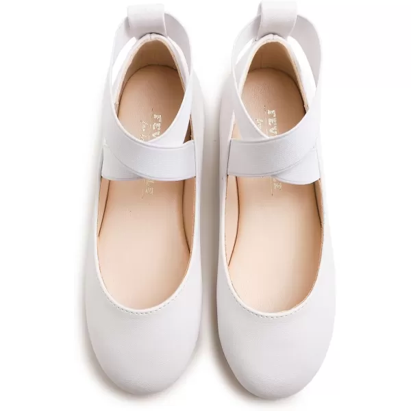 FEVERSOLE Girls Cute Dress Mary Jane Shoes Soft Party Holiday Ballet Flats