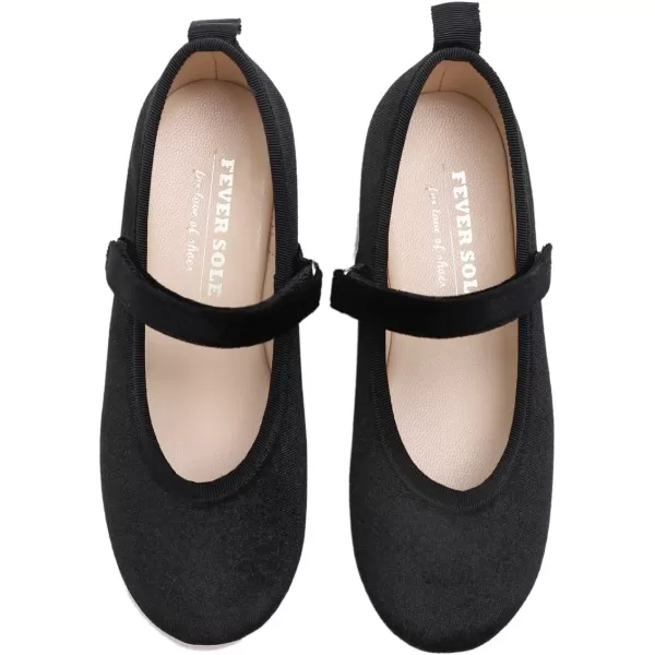 FEVERSOLE Girls Cute Dress Mary Jane Shoes Soft Party Holiday Ballet Flats