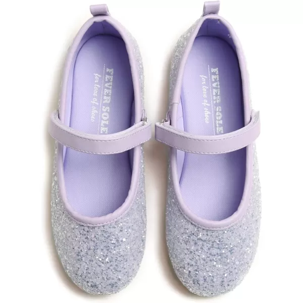 FEVERSOLE Girls Cute Dress Mary Jane Shoes Soft Party Holiday Ballet Flats