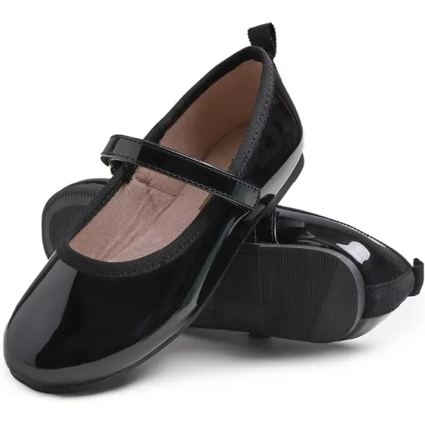 FEVERSOLE Girls Cute Dress Mary Jane Shoes Soft Party Holiday Ballet Flats