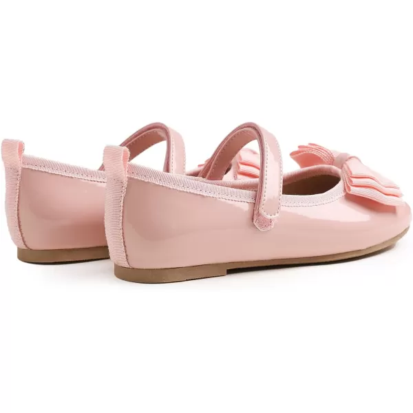 FEVERSOLE Girls Cute Dress Mary Jane Shoes Soft Party Holiday Ballet Flats