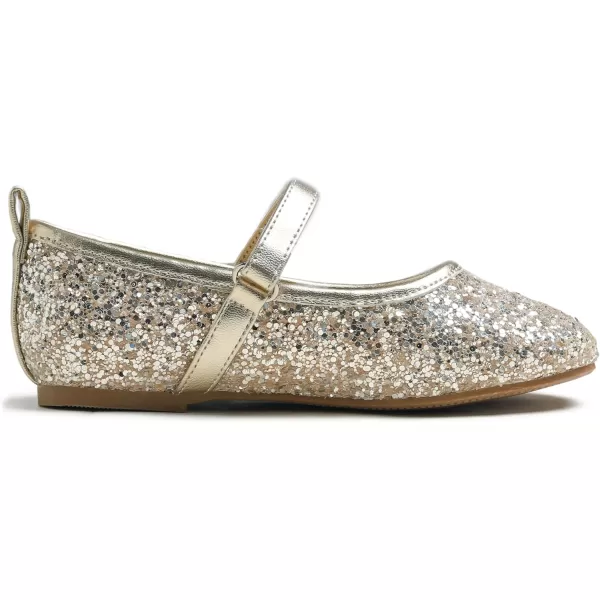 FEVERSOLE Girls Cute Dress Mary Jane Shoes Soft Party Holiday Ballet Flats