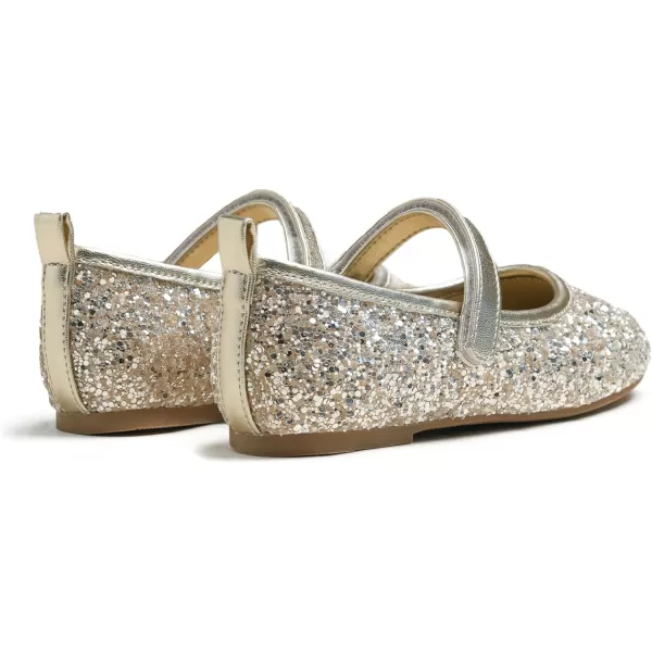 FEVERSOLE Girls Cute Dress Mary Jane Shoes Soft Party Holiday Ballet Flats
