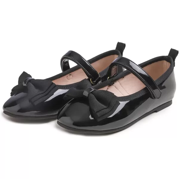 FEVERSOLE Girls Cute Dress Mary Jane Shoes Soft Party Holiday Ballet Flats