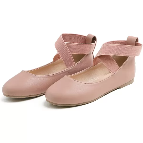 FEVERSOLE Girls Cute Dress Mary Jane Shoes Soft Party Holiday Ballet Flats