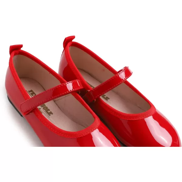 FEVERSOLE Girls Cute Dress Mary Jane Shoes Soft Party Holiday Ballet Flats