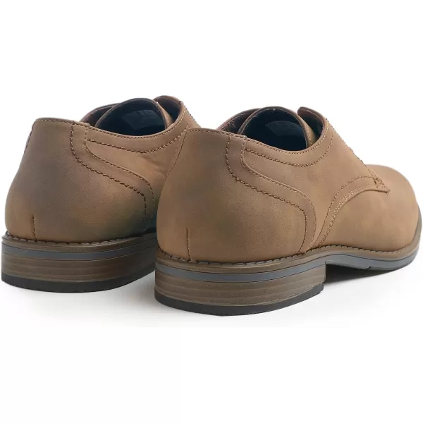 FEVERSOLE Men's Classic Dress Oxford Vegan Leather Casual Derby Shoes