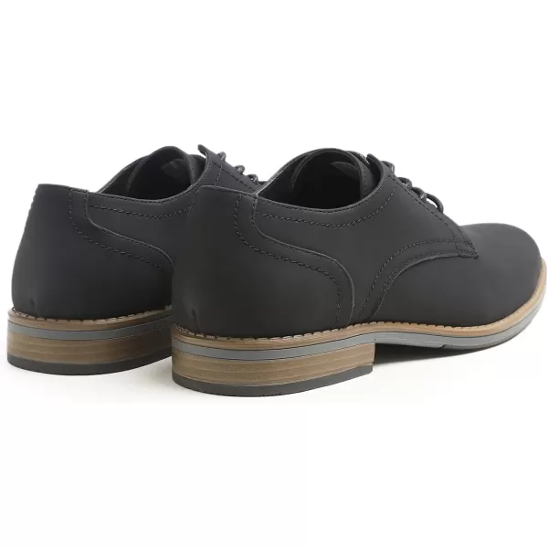 FEVERSOLE Men's Classic Dress Oxford Vegan Leather Casual Derby Shoes
