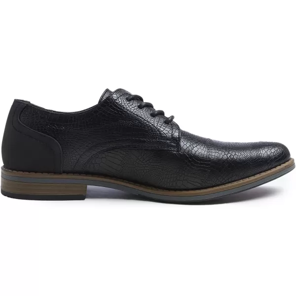 FEVERSOLE Men's Classic Dress Oxford Vegan Leather Casual Derby Shoes