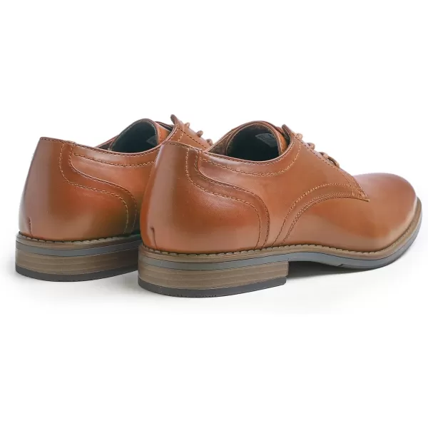 FEVERSOLE Men's Classic Dress Oxford Vegan Leather Casual Derby Shoes