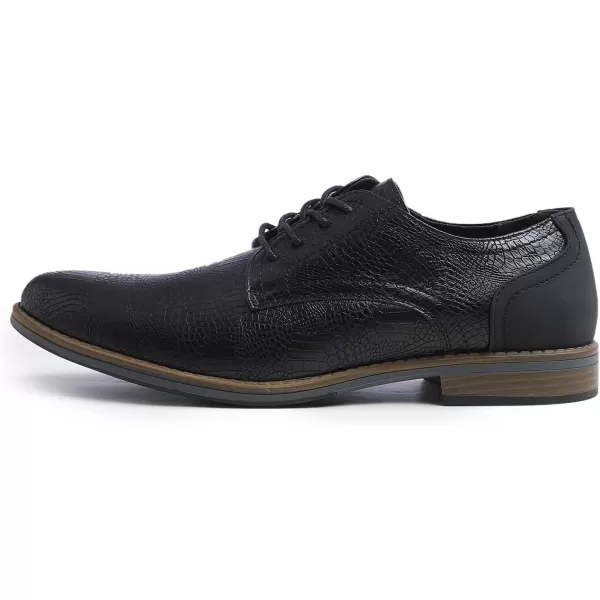 FEVERSOLE Men's Classic Dress Oxford Vegan Leather Casual Derby Shoes