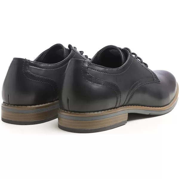 FEVERSOLE Men's Classic Dress Oxford Vegan Leather Casual Derby Shoes
