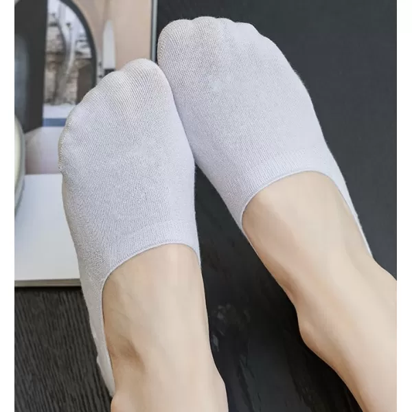 FEVERSOLE No Show Socks Women Ankle Low Cut Thin No Slip Invisible Liner Socks