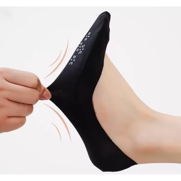 FEVERSOLE No Show Socks Women Ankle Low Cut Thin No Slip Invisible Liner Socks