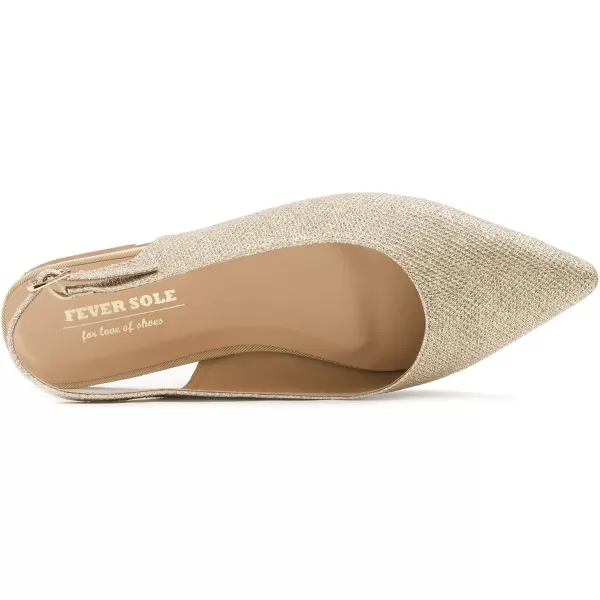 FEVERSOLE Pointed Toe Casual Slingback Flat Mules Women's Fashion Buckle Strap Slide Summer Slippers