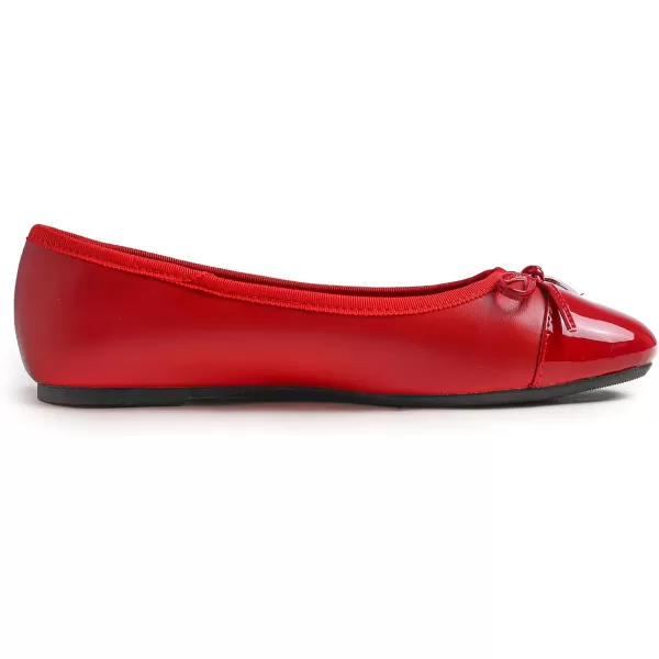 FEVERSOLE Women's Bow Tie Fashion Dress Slip On Shoes Round Toe Ballet Flat